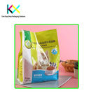 Convenient Resealable Zipper Flat Bottom Pouches For Pet Food Packaging Bags Adopt Digital Printed