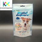 Evcil hayvan yiyecek ambalajı çantaları için özel stand up çantalar HP Indigo 25000 ile baskı