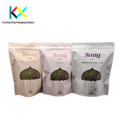 Bolsas impresas con rotogravura personalizables para refrigerios, té y café