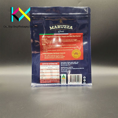 Customized Flat Bottom Stand Up Bags with Zipper and Clear Window for Pet Food