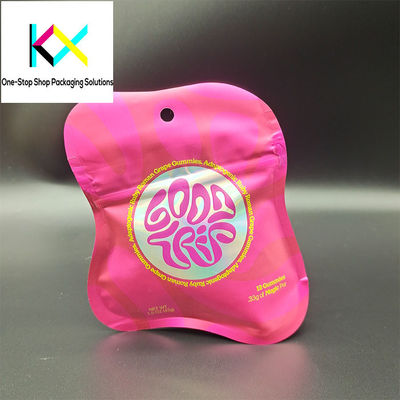 Digital Printing Shaped Pouches for Custom Food Packaging Tear-Notch