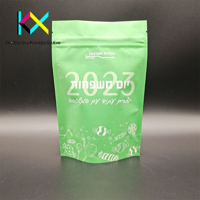 Digital Printing High Barrier Tea Packaging Pouch Zipper Tea Stand Up Pouches