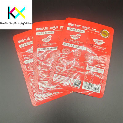 Stand Up Resealable Plastic Bags Aluminium Foil Pouch Packaging Smell Proof For Food