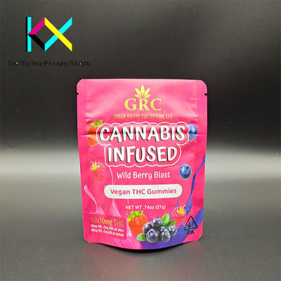OEM ODM Matte Digital Printed Stand Up Pouches For Supplement Moisture Proof