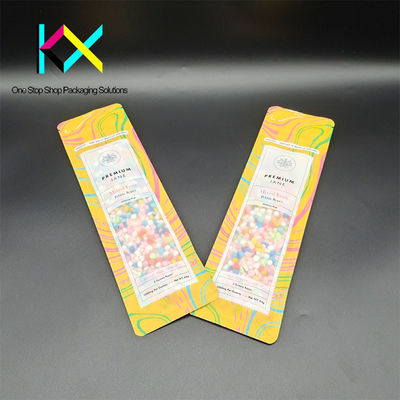 Sustainable Custom Flat Pouch Packaging With Laser Score Matte Surface