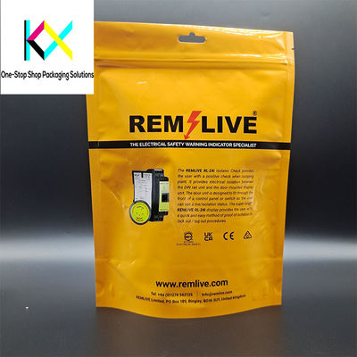 Low MOQ Custom Plastic Pouch Bags With Zipper , Commodity Packaging Pouch with Clear Window