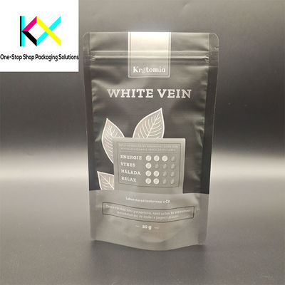 Personalized Zipper Food Bags in CMYK White for All Sizes Brands