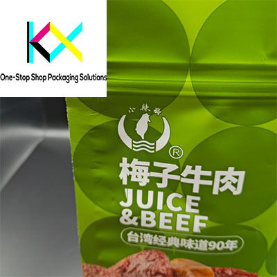 Food Packaging Mylar Bags PE Stand Up Pouches With Zipper