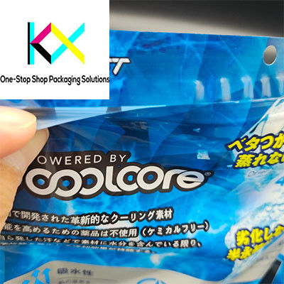 Matte Or Glossy Snack Food Packaging Bags Aluminium Zip Lock Pouch 120um