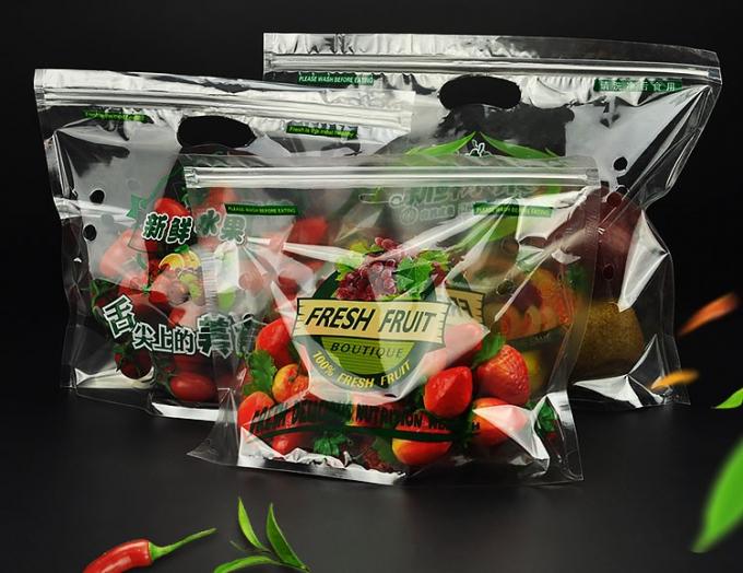 High Criteria Perforated Plastic Bags For Vegetables With Hole Bottom