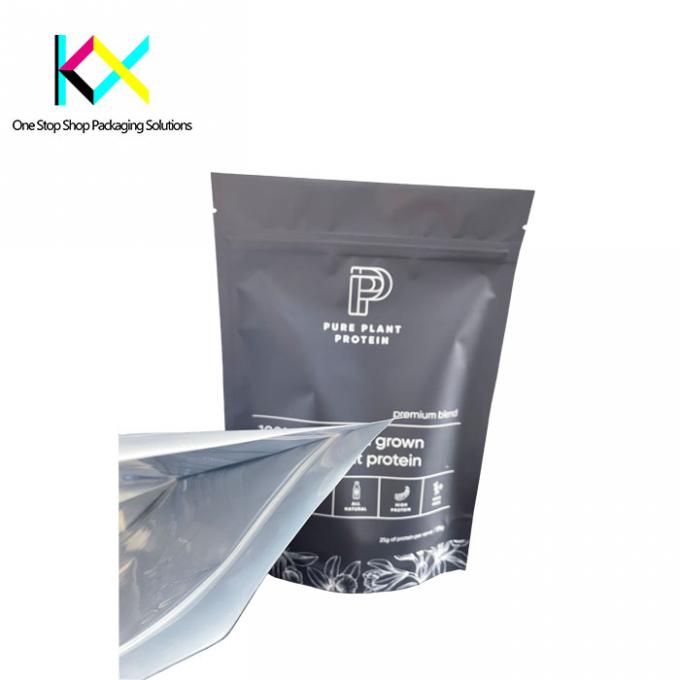 Supplement Powder Protein Pouch Packaging Customizable Lightproof  2