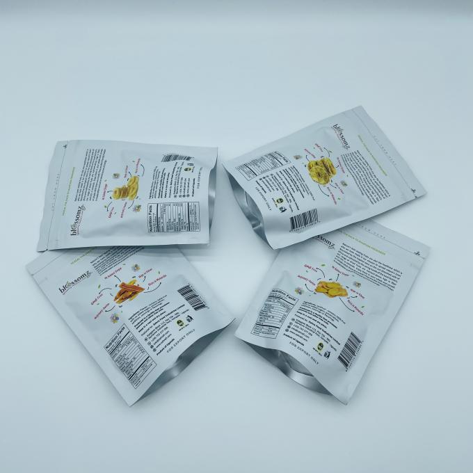 Multiple Skus Snacks Packing Pouch Stand Up Mylar Food Bags MOPP/PET/AL/PE 1