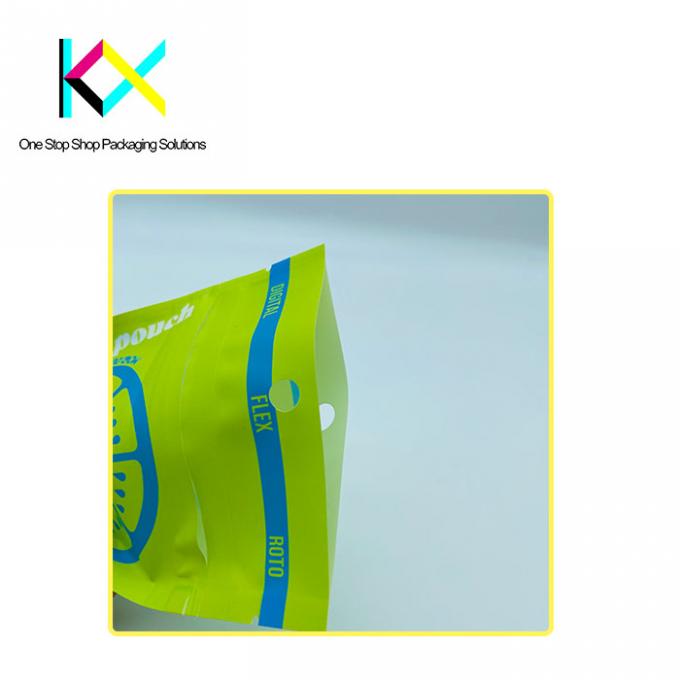 Child Proof Zipper Recycled Plastic Packaging Bags EVOH/PE Material 1