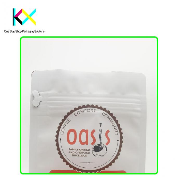 Multiple Color Gusseted Ziplock Coffee Packaging Bags User Friendly Design 1