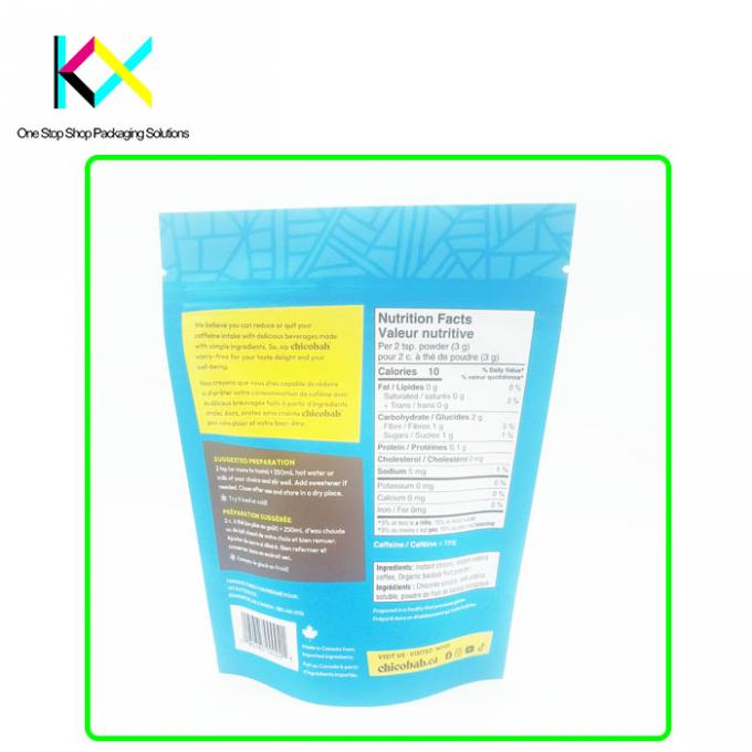 एल्यूमीनियम पन्नी प्रोटीन बैग पैकेजिंग कस्टम प्लास्टिक ज़िपर बैग बाल प्रतिरोधी 3