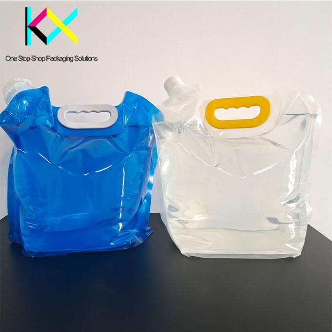1L 1.5L 2L 3L 5L Liquid Packaging Pouch Juice Pouch Packaging With Handle 0