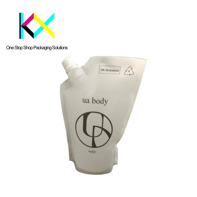 Food Grade Liquid Packaging Bag Liquid Stand Up Bag Dengan Spout 120um-140um 3