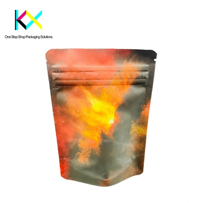 120um Cookie Gummy Candy Packaging Pouch Παιδικής Ασφάλειας Mylar Stand Up Pouches 0