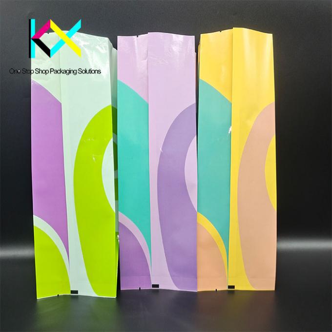 MOPP Custom Quad Seal Bag Side Gusset Packaging Bag Multiple Designs 1