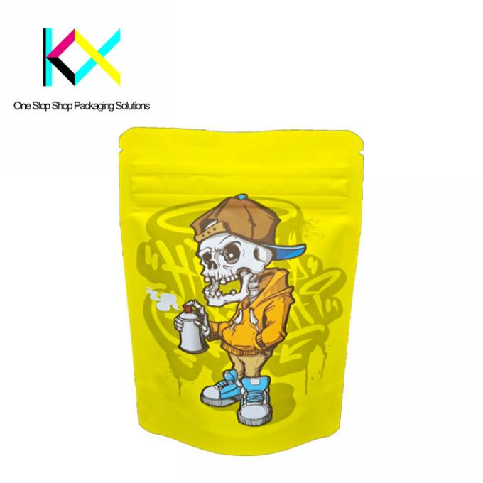 Customization Stand Up Mylar Food Bags Popcorn Packaging Pouch 130um 0