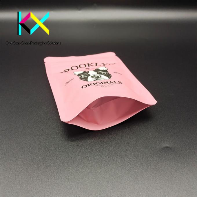 Custom Logo Printed Pet Food Packaging Bags 110um Dikte Vochtbestendig 1