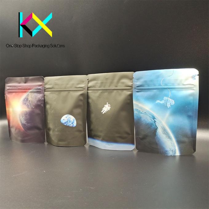 Bolsas de embalaje de alimentos para mascotas 3.5g Bolsas de Mylar a prueba de olor 2