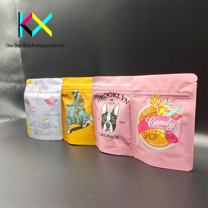 Customized Snack Food Packaging Bags 3.5/7/14/28g Smell Proof Dolypack 3