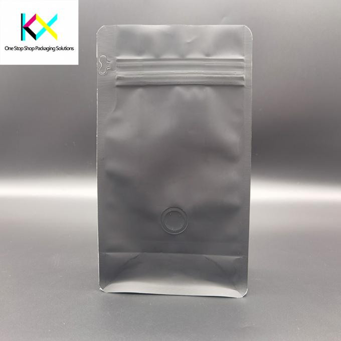 BRC Certified Flat Bottom Packaging Bag Degassing Valve Pouch Tearproof 0