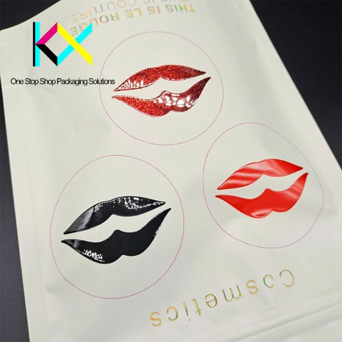 Digital Printed Soft Touch Aluminum Foil Packaging Bags Spot UV Printed Resealable Pouches 4