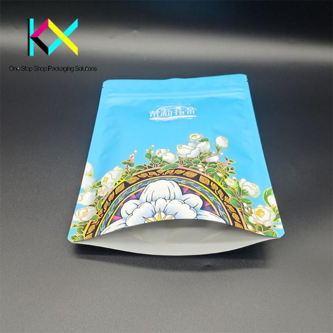 Customizable Laminated Tea Packaging Bags Tea Plastic Pouch Digital Printed 4