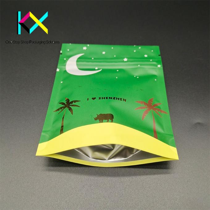 Multiple Design Custom Food Packaging Bags 120um Heat Sealed Foil Lined Sachet 0