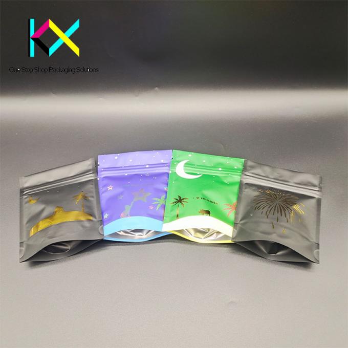 Hot Stamping Custom Food Packaging Bags Moisture Proof Aluminium Foil Standing Pouch 2