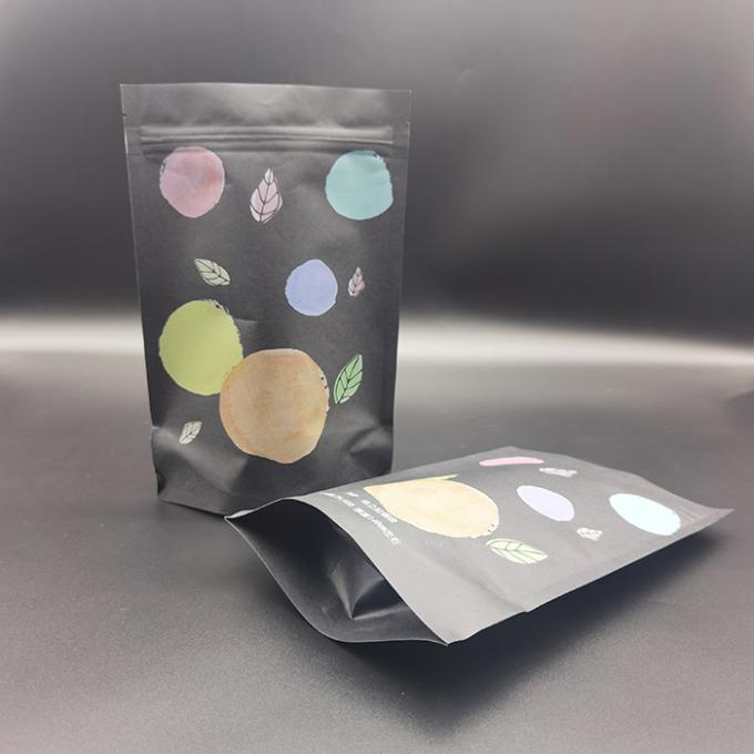 Recyclable Compostable Kraft Pouches Snack Packaging Bags EU Certified 0