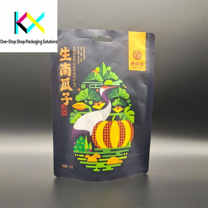 High Temperature Digital Printed Seed Packaging Pouch With Hang Hole 0