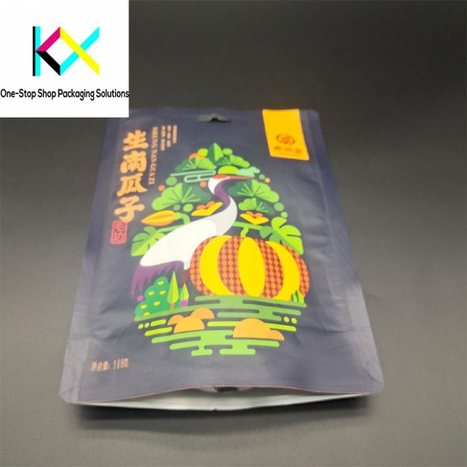 High Temperature Digital Printed Seed Packaging Pouch With Hang Hole 1