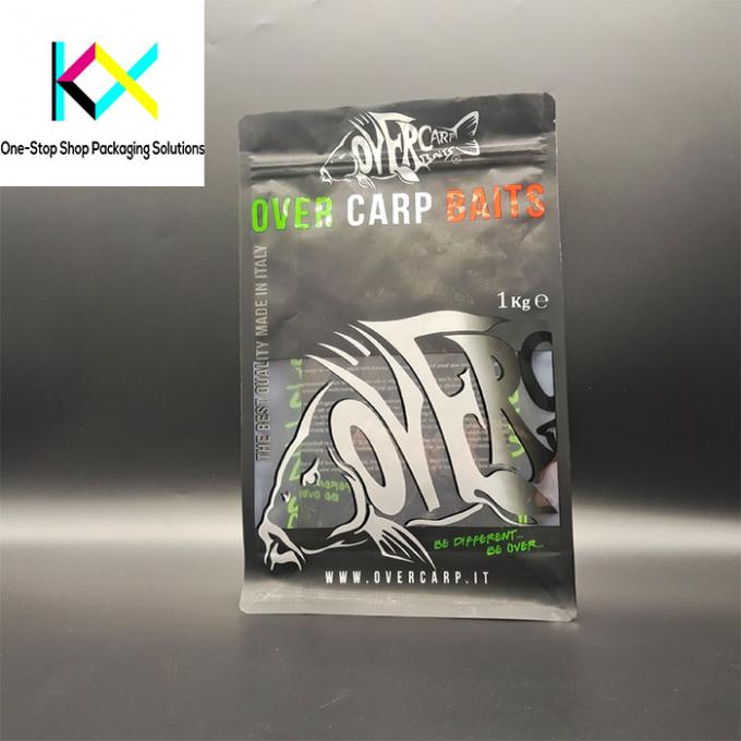Resealable Cat Food Packaging Bags Recyclable Flat Bottom With Good Barrier 0