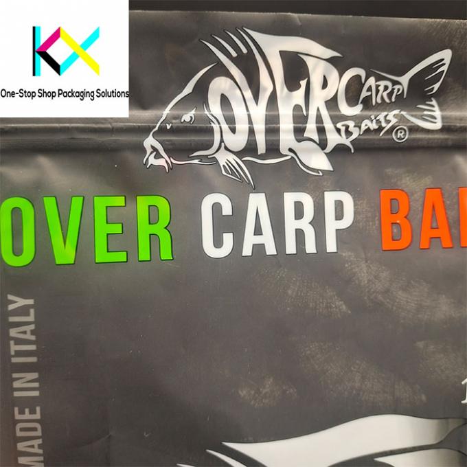 Yeniden kapatılabilir kediler için yiyecek ambalajı torbaları iyi bir bariyerle geri dönüştürülebilir düz tabanlı 2