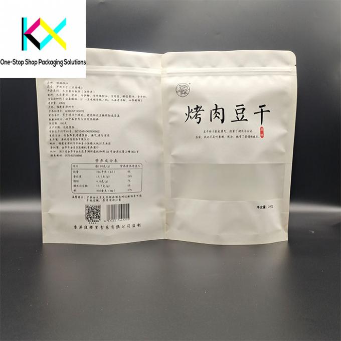 Moisture Proof Recyclable Rotogravure Printed Pouches With Window 2