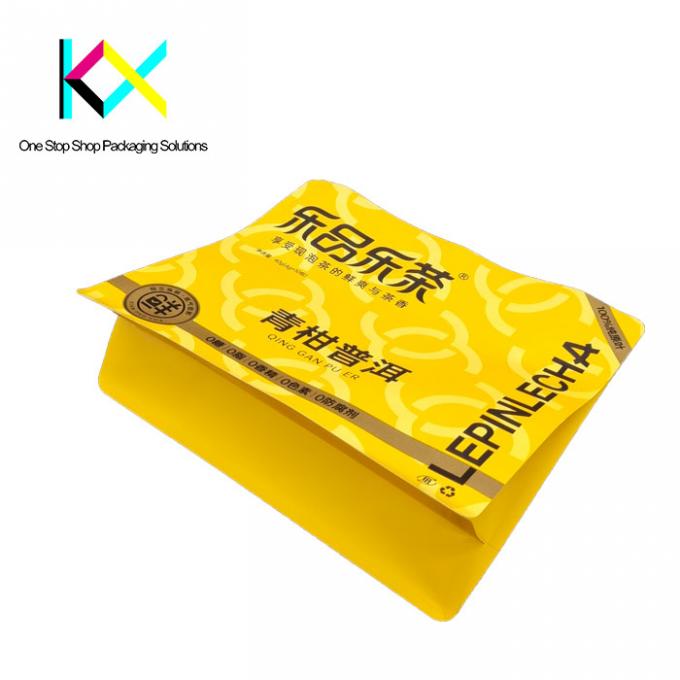 Sigillo termico sacchetto di imballaggio in polvere di tè impermeabile spessore 140um personalizzazione 3