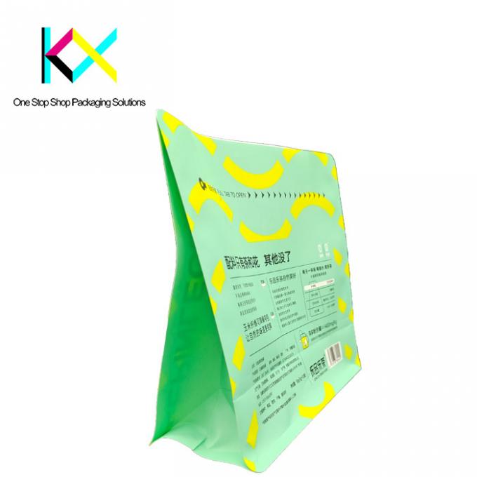 Customizable Spot UV  Eco Friendly Tea Bag Packaging Use Side Zipper 4