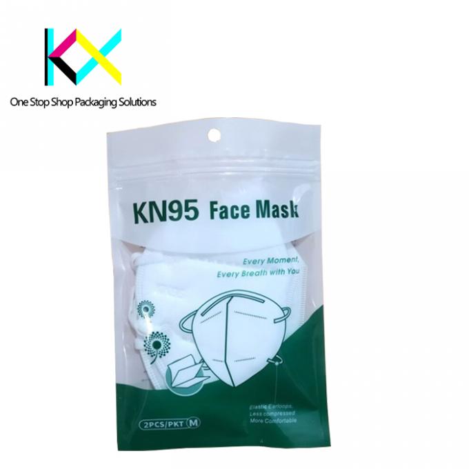 KN95 Surgical Facial Mask Medical Device Packaging Pouches ISO9001 Certified 0