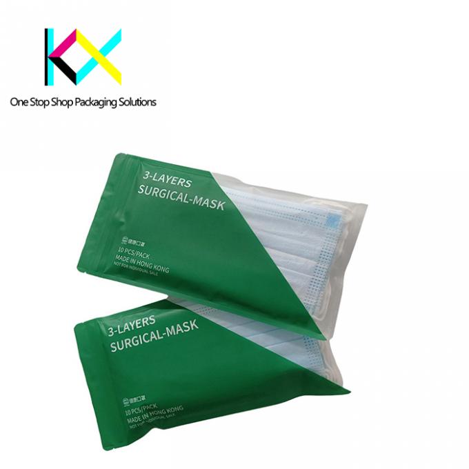 KN95 Surgical Facial Mask Medical Device Packaging Pouches ISO9001 Certified 1