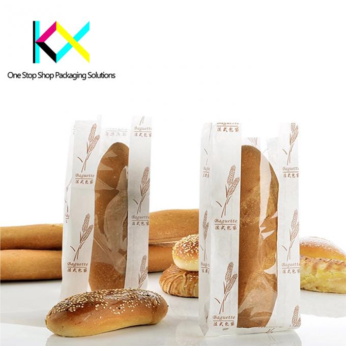 6 Warna 100um Eco Friendly Bakery Bags Untuk Baguette Prancis Panjang 1