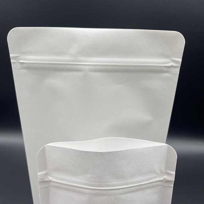 Sacos de embalagem de papel Kraft biodegradáveis Bolsas de fecho de cadeado 2