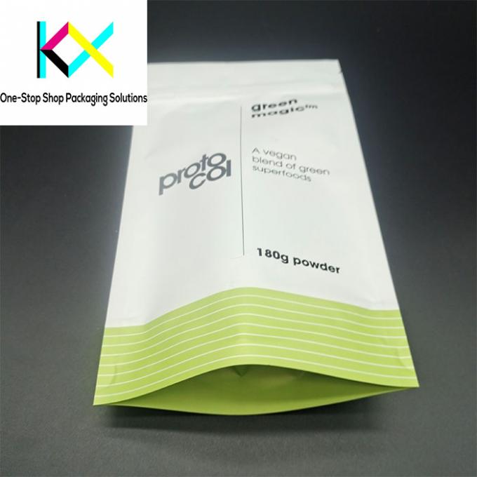 Bolsas de pó de proteína de alta barreira à prova de odor impressas digitalmente personalizadas 1