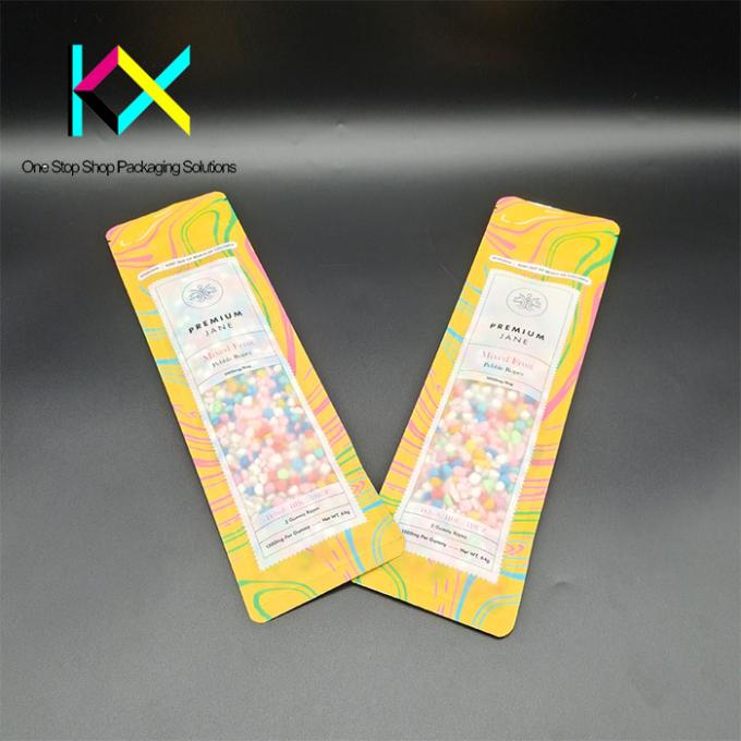 Customized Clear Medical Packaging Pouches Children Resistant Plastic Packaging Bags 0