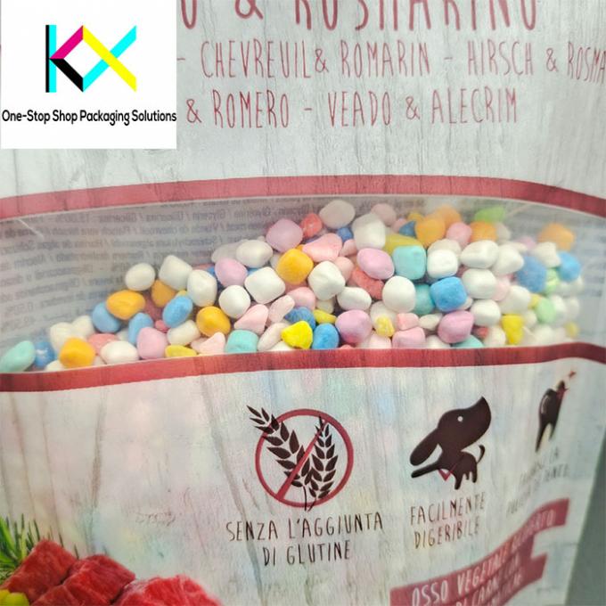 Bolsas de plástico laminado para alimentos para animais de estimação 4