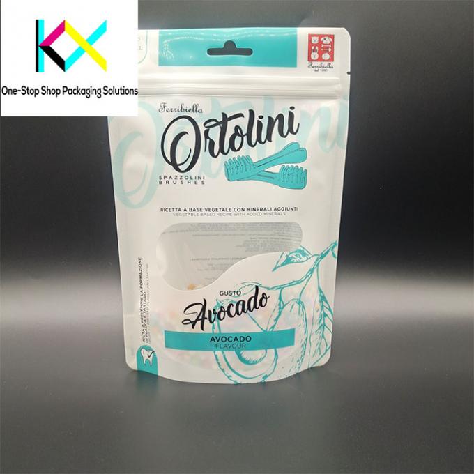 Multiple SKU Stand-up Bag Ziplock Laminated Plastic Mylar untuk Pet Food Packaging Bags 0