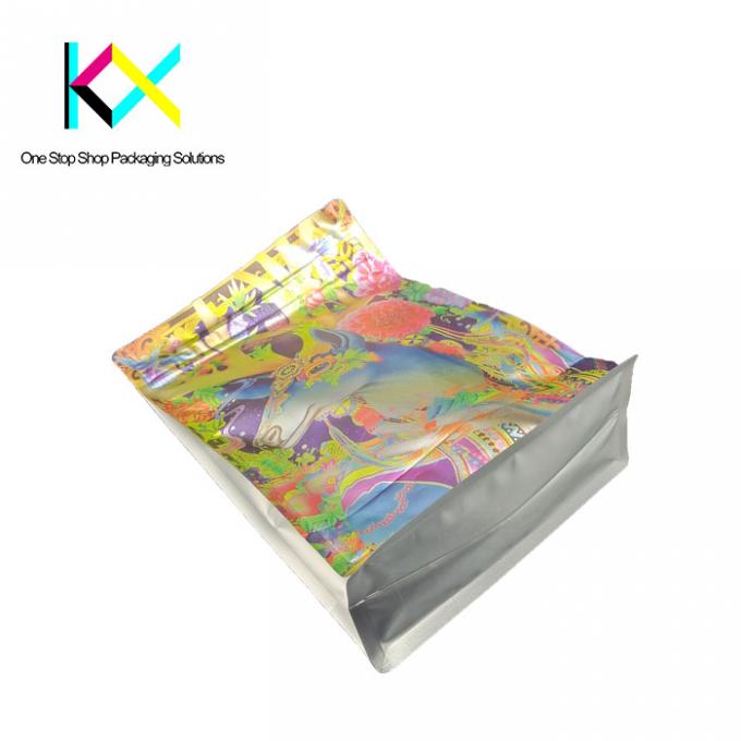 Digital Printing High Barrier Recyclable Flat Bottom Recyclable Stand Up Packaging Bags 2