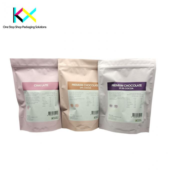 Bolsas impresas con rotogravura personalizables para refrigerios, té y café 1